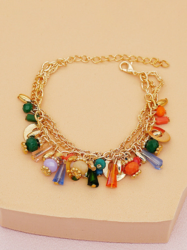 Bracelet superposé à chaîne