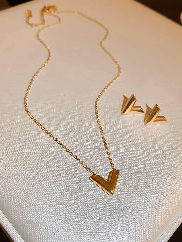 Collier géométrique couleur unie