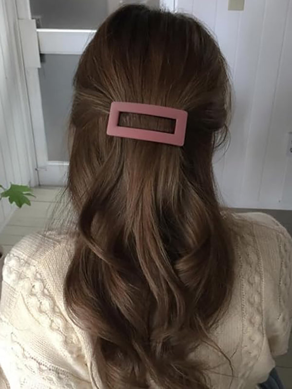 Pinces à cheveux géométriques ajourées