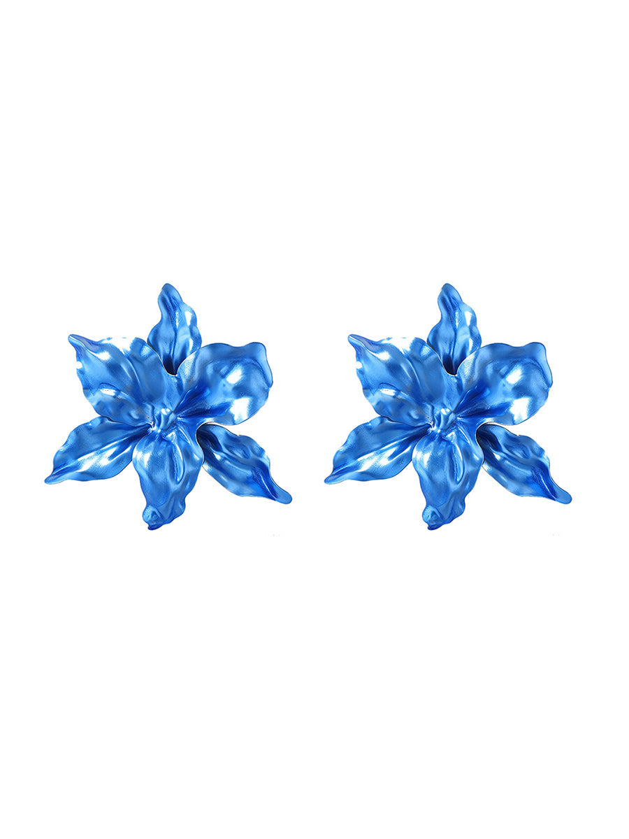 Boucles d'oreilles en forme de fleur