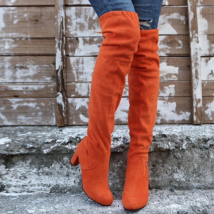 Bottes overknee pour femmes | Tige haute au-dessus du genou avec enfilage