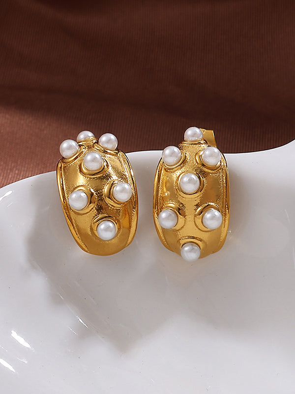 Boucles d'oreilles pendantes géométriques