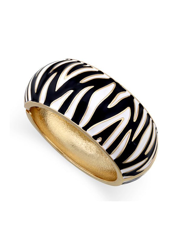 Accessoires pour bracelets géométriques à rayures zébrées