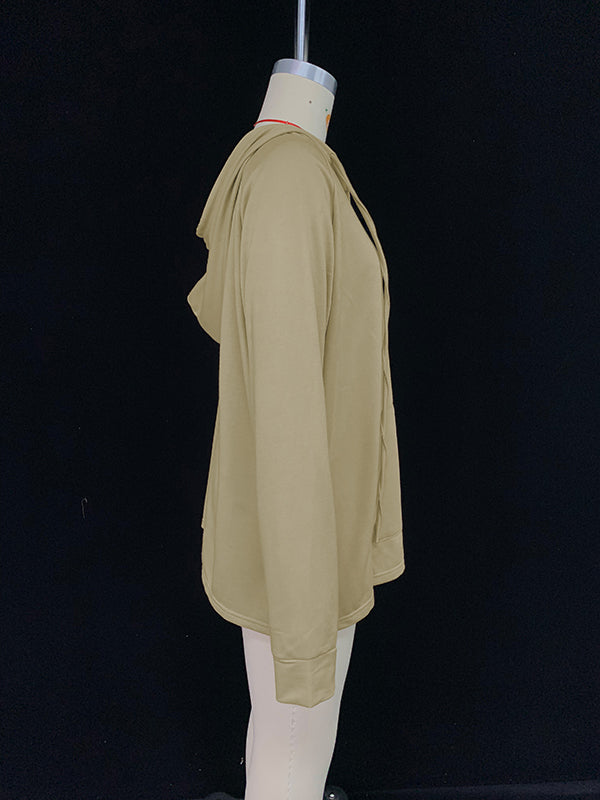 Sweats à capuche unis originaux – Ensemble deux pièces pantalon jambes écartées