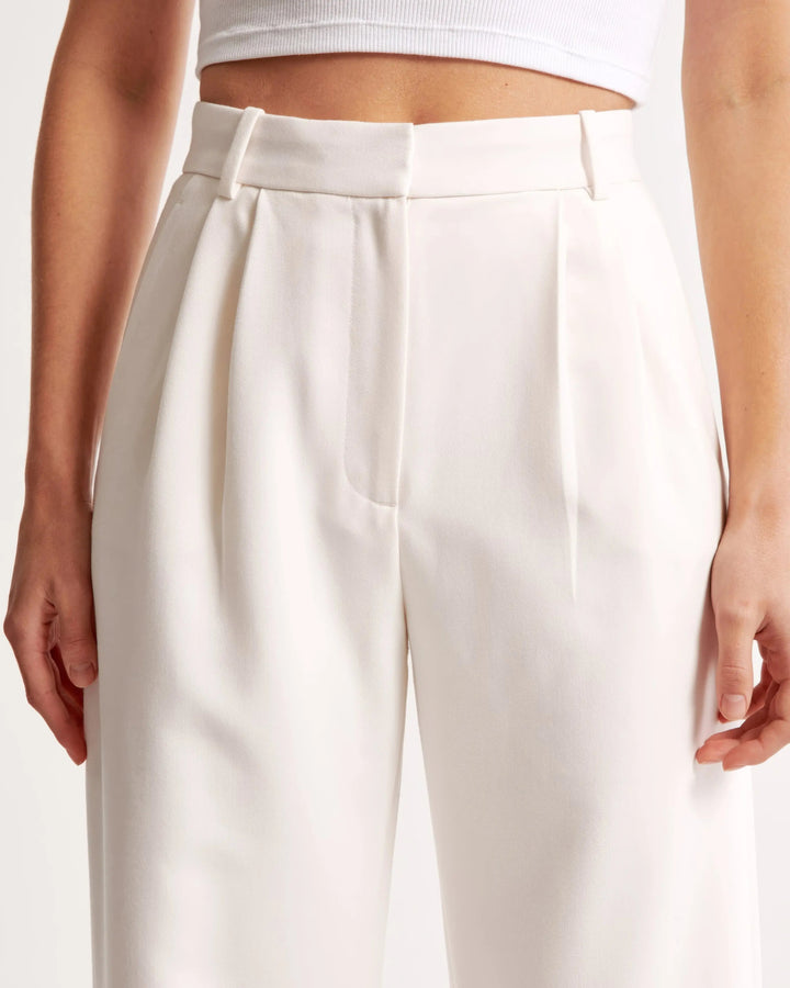 Pantalon Long à Taille Haute pour Femmes