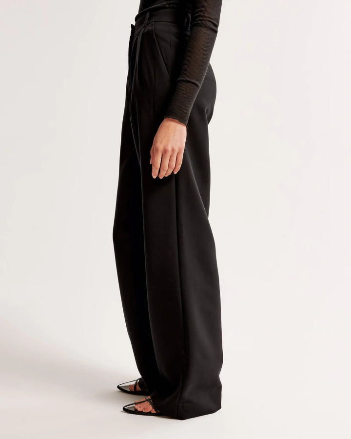 Pantalon Long à Taille Haute pour Femmes