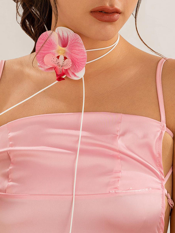 Collier en forme de fleur