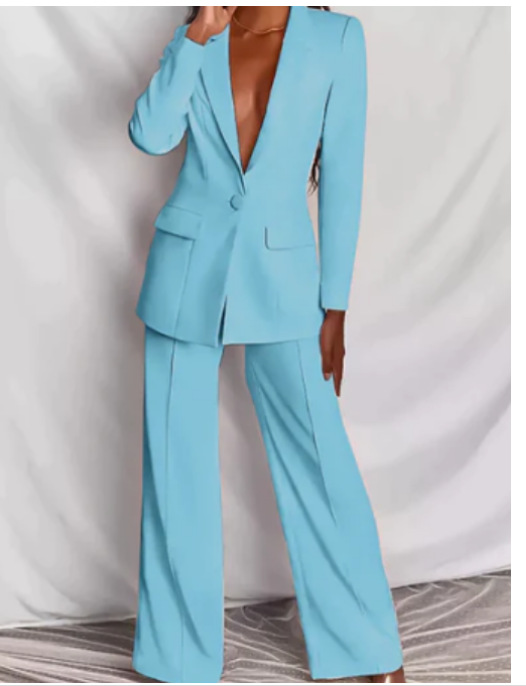 Giulia | Ensemble de Blazer et Pantalon Élégant et Intemporel pour Femmes