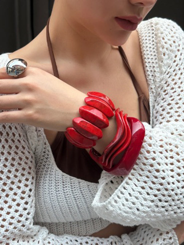 Bracelet géométrique brillant