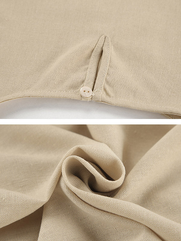 Ensemble deux pièces avec gilet à col rond et pantalon taille haute fendu sur le côté, élasticité ample, couleur unie