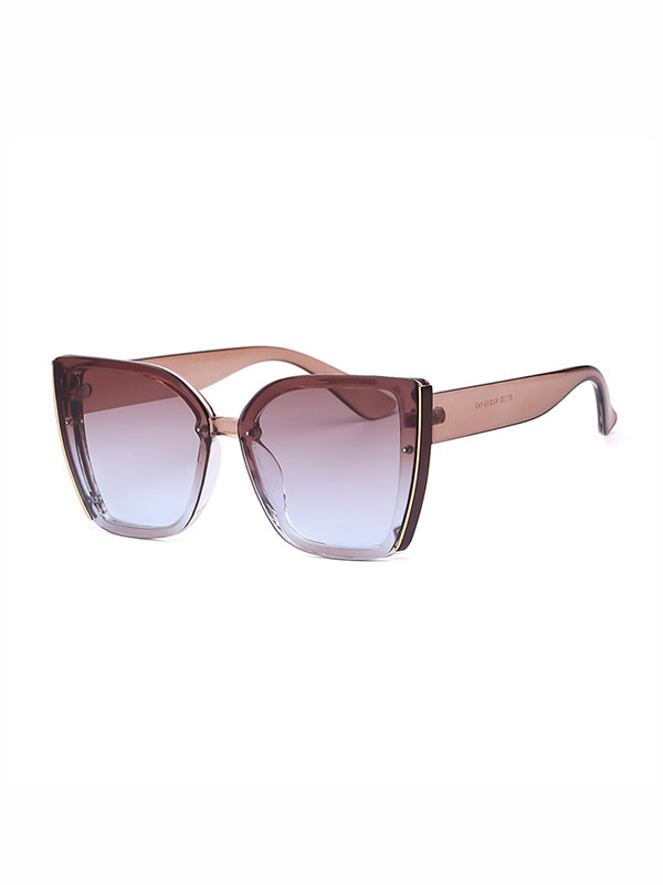 Lunettes de soleil géométriques anti-UV