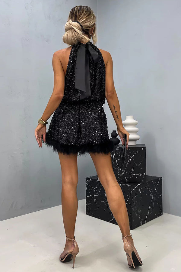 Zara | Robe Mini à Col Halter Découpée