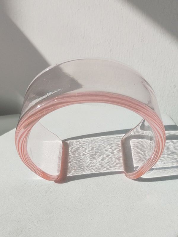 Bracelet géométrique couleur unie