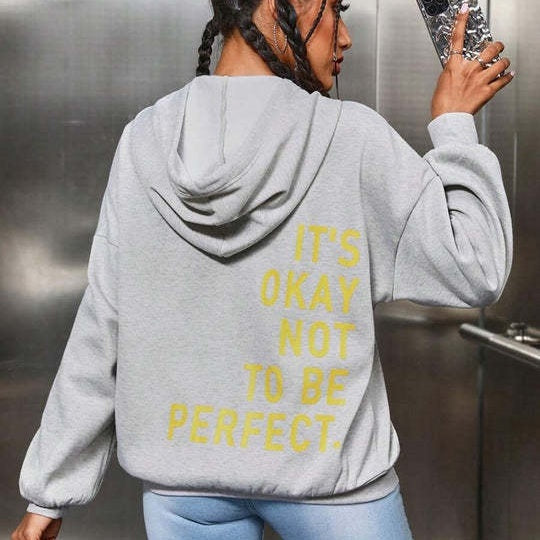 Sweat à capuche imprimé pour femmes | Manches longues