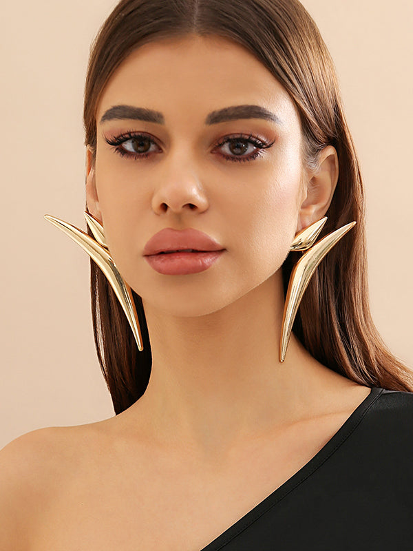 Boucles d'oreilles pendantes géométriques