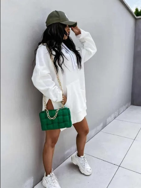 Hoodie Oversize Chaud Femme | Long