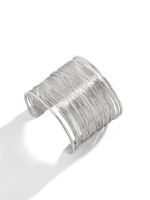 Bracelet géométrique couleur unie