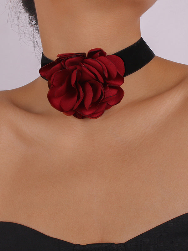 Collier en forme de fleur