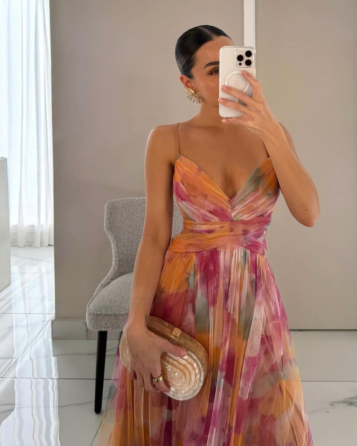 Alina | Robe Maxi Brillante