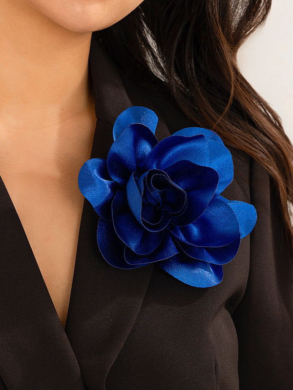Broche à fleurs en 3D