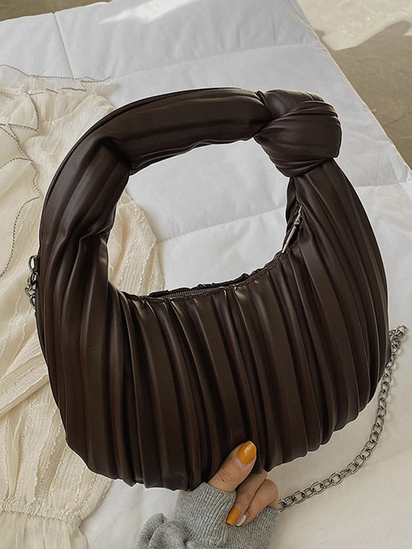 Sacs à fermeture éclair plissés à empiècements Accessoires Sacs à main Sacs à bandoulière