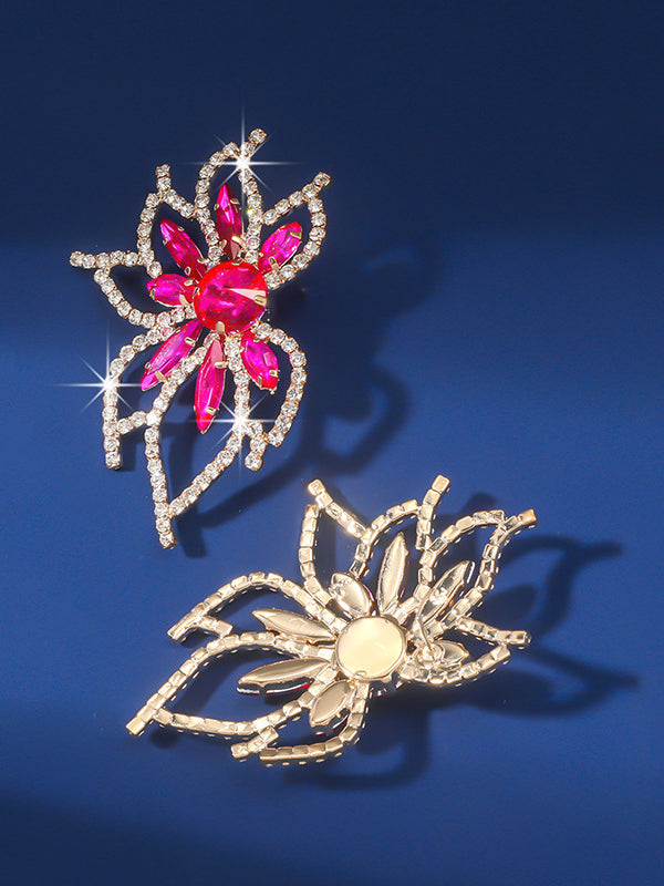 Boucles d'oreilles pendantes en forme de fleur
