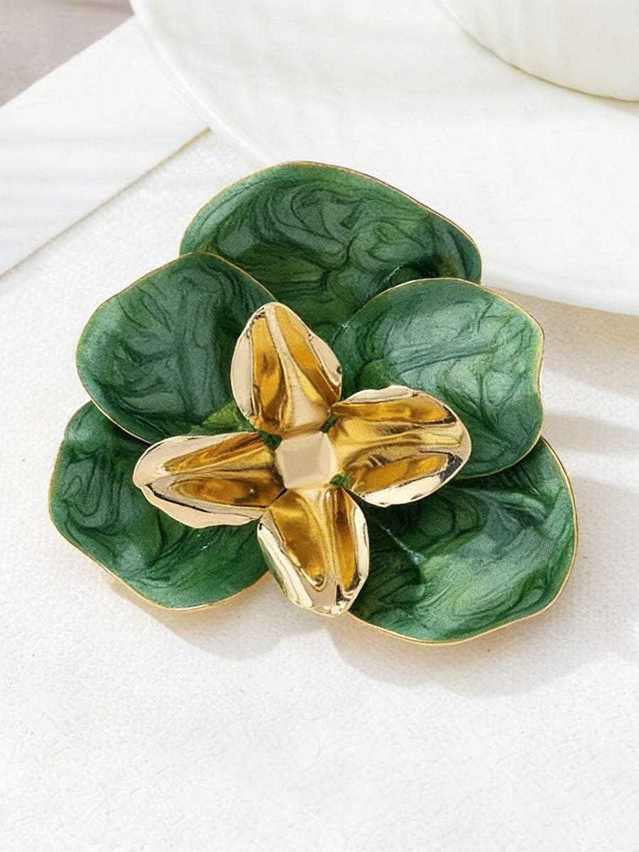 Broche en forme de fleur