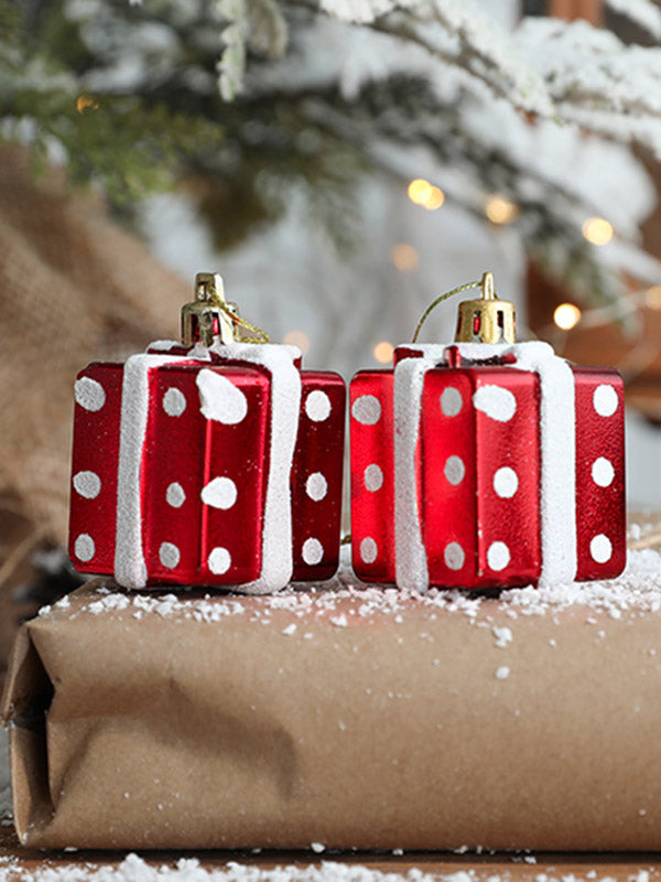 2 pièces nouveau bonhomme de neige maison crème glacée noël arbre décorations pendentif