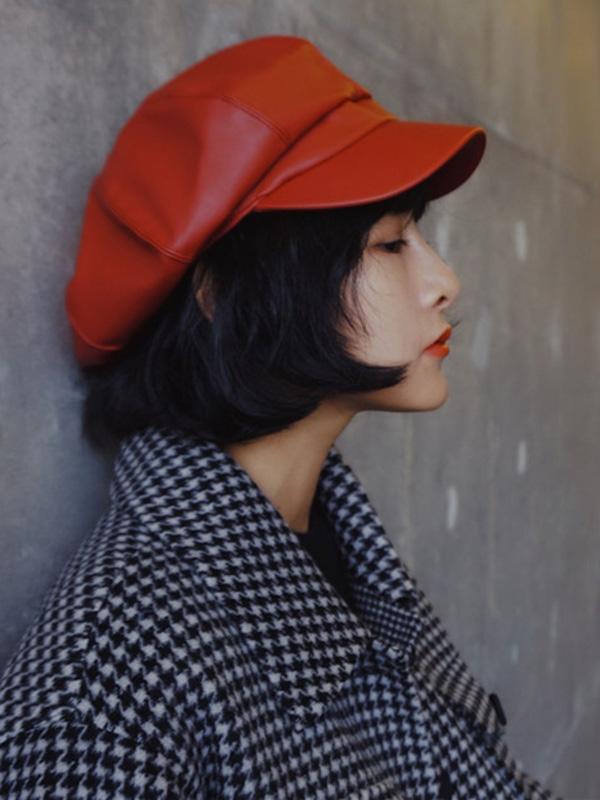 Chapeaux de béret solides vintage