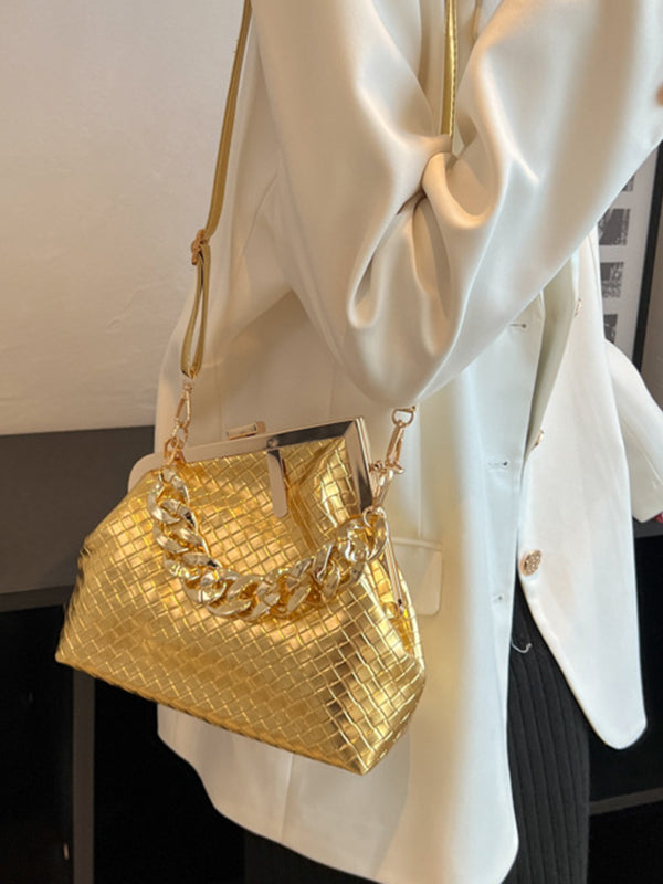 Sac à main géométrique à chaîne
