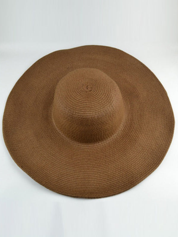Chapeau à large bord simple et décontracté, 10 couleurs