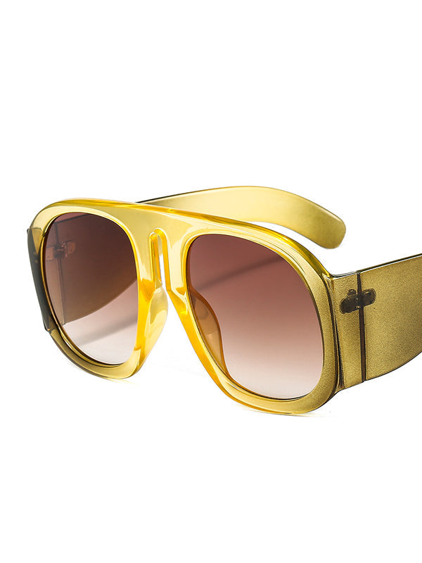 Lunettes de soleil géométriques anti-UV