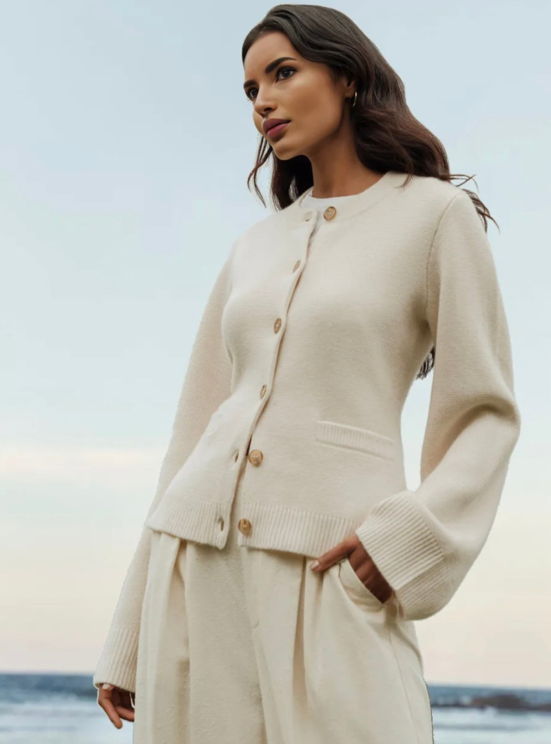 Cardigan pour femmes avec manches évasées | Décontracté