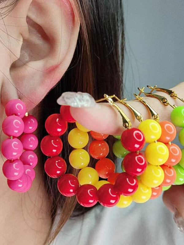 Boucles d'oreilles géométriques