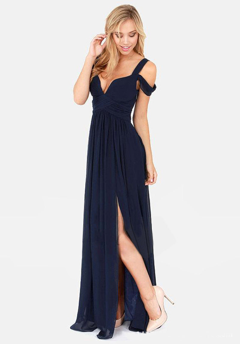 Amanda - Robe maxi à plis floraux