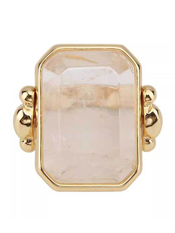 Bague géométrique à empiècements