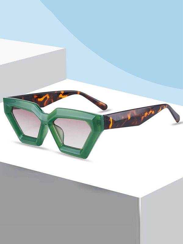 Lunettes de soleil géométriques anti-UV
