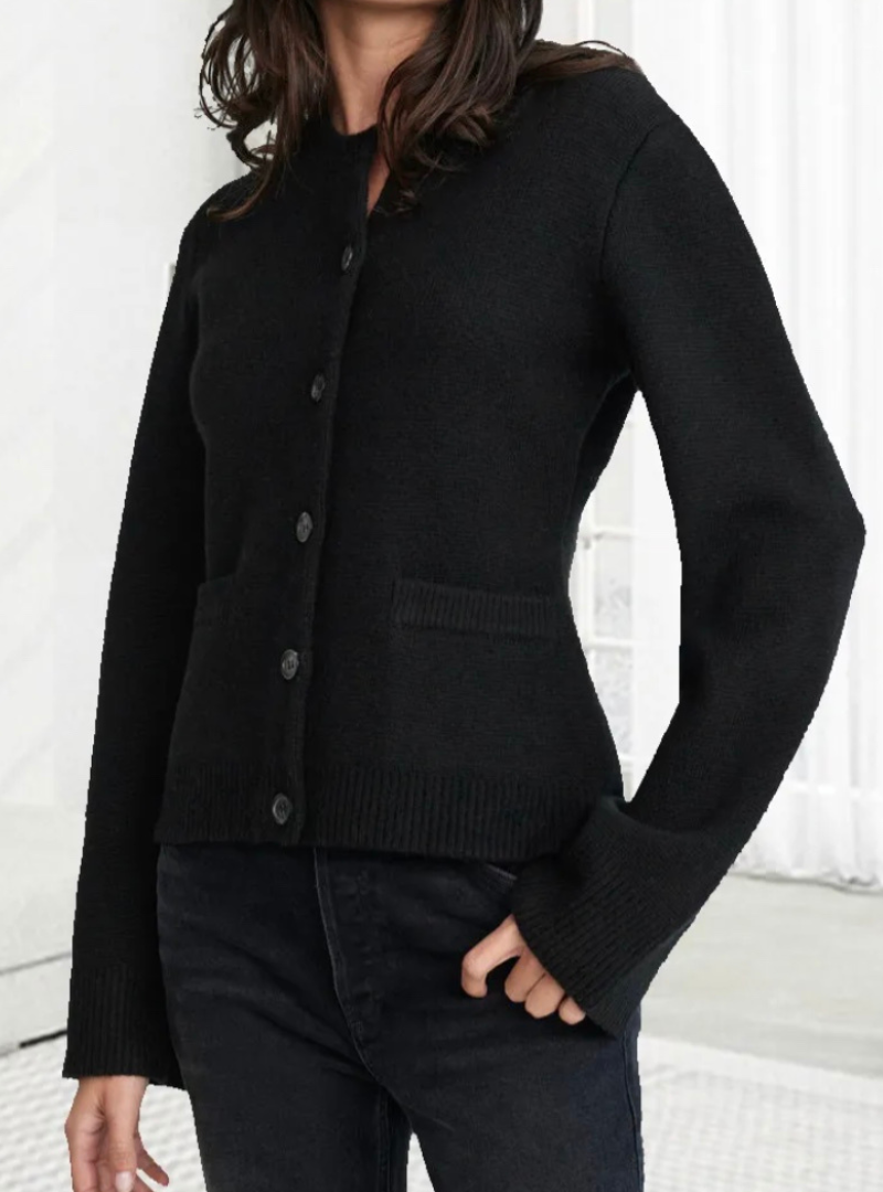 Cardigan pour femmes avec manches évasées | Décontracté