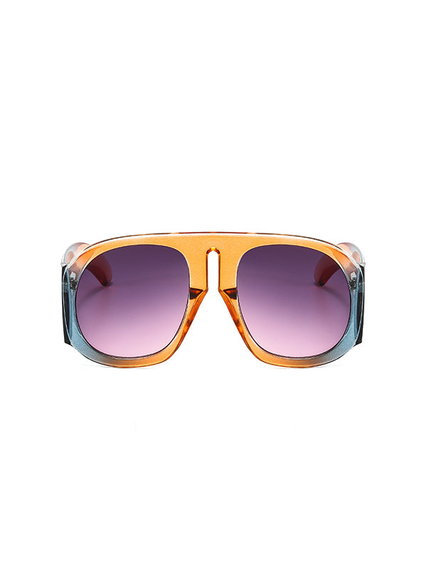 Lunettes de soleil géométriques anti-UV