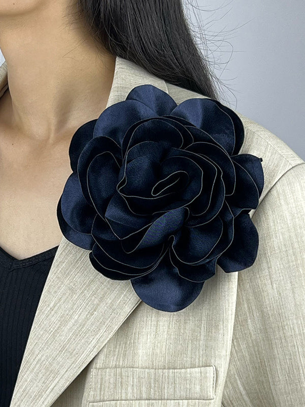 Broche à fleurs en 3D