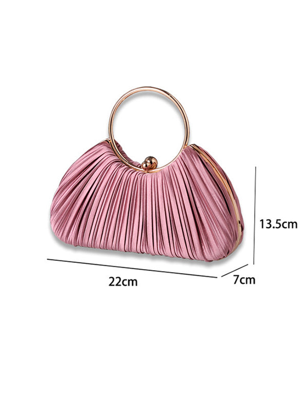 Sac à main plissé à empiècements