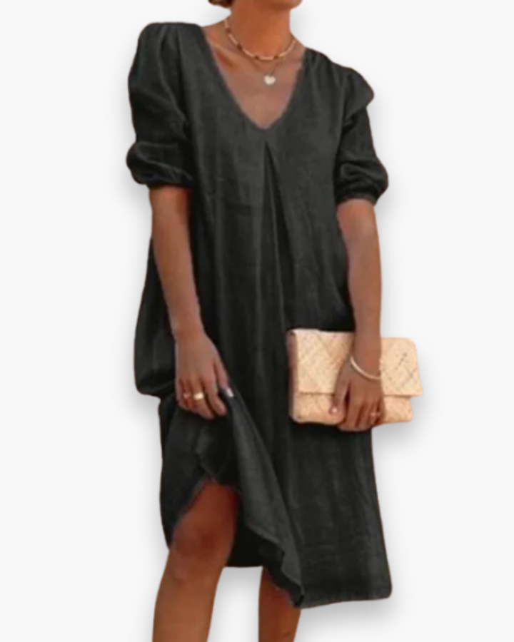 Robe Midi Élégante Décontractée pour Femmes | Robes d'Été