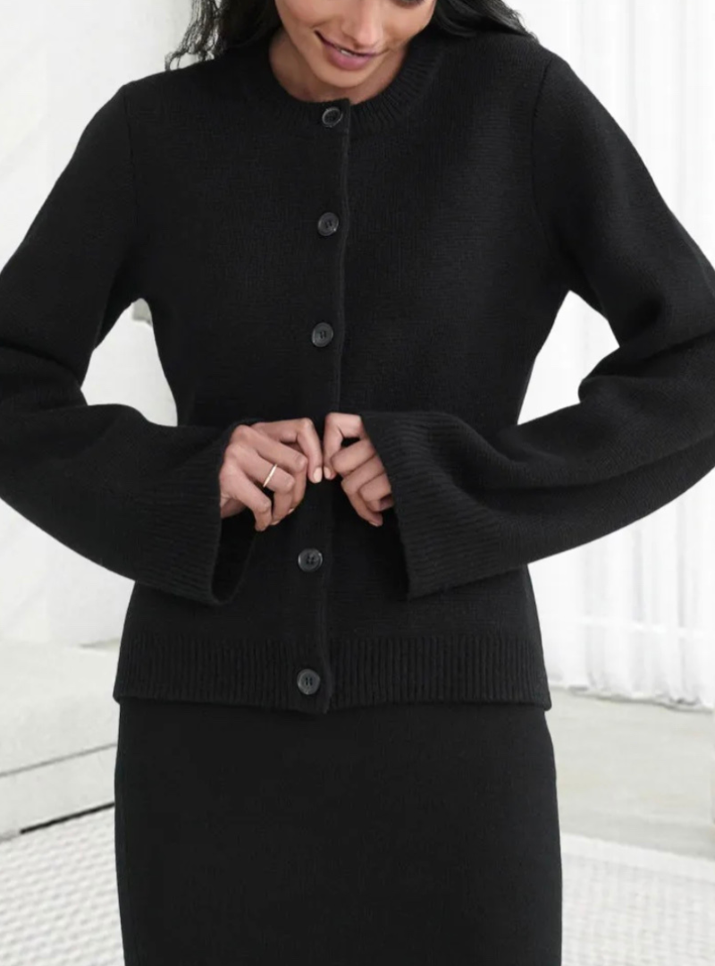Cardigan pour femmes avec manches évasées | Décontracté