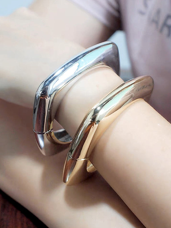 Bracelet géométrique couleur unie