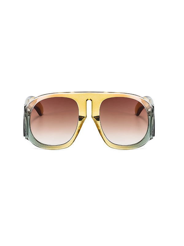 Lunettes de soleil géométriques anti-UV