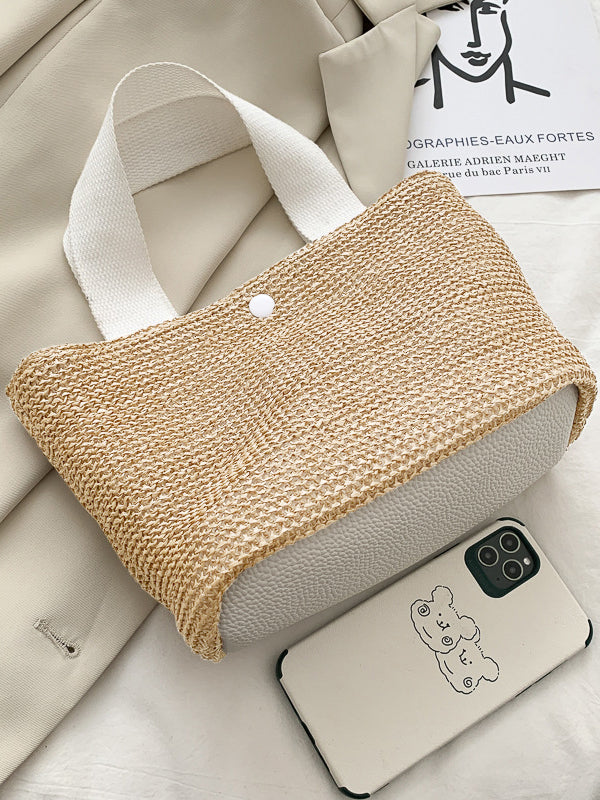 Sac tissé simple et décontracté pour les vacances