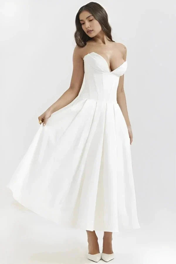 Larissa | Robe Midi Corset Femme pour Occasions Spéciales – Corset Midi Élégant 2026