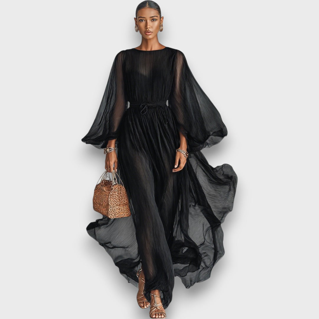 Elviana – Robe maxi en chiffon