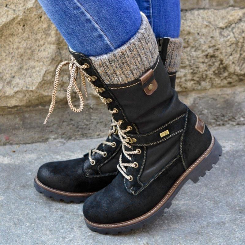 Bottes anti-dérapantes élégantes, confortables et durables pour femmes