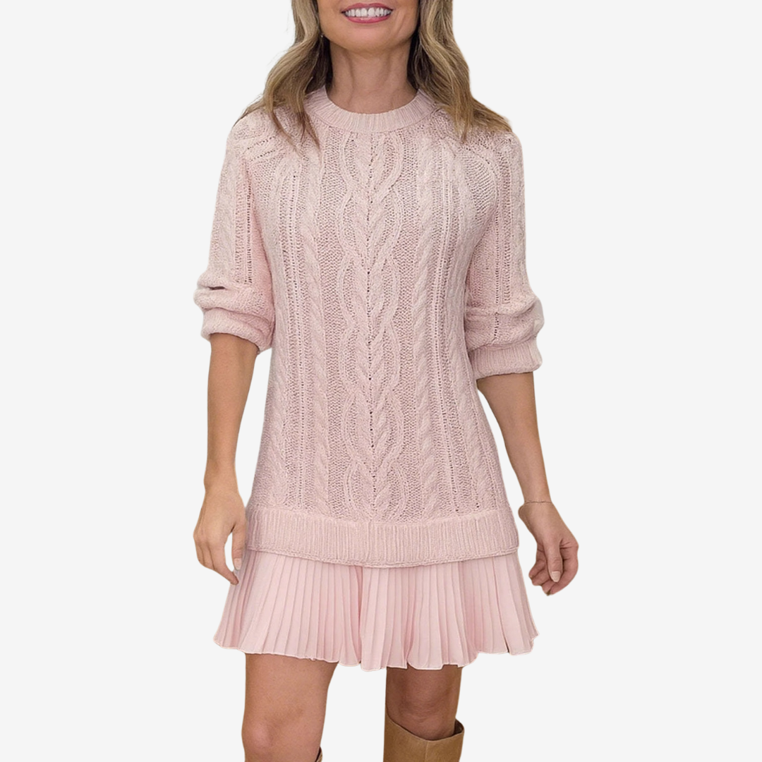 Trivora™ - Robe en Tricot Élégante et Chaude